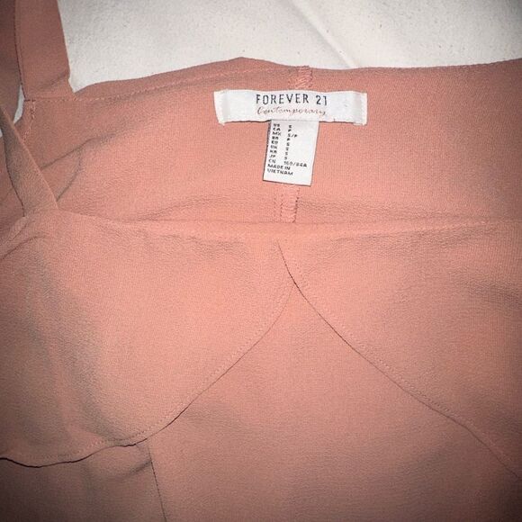 Forever 21 Rose Mauve Open Shoulder Top - Picture 2 of 2